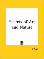 Tapa de Secrets of Art and Nature