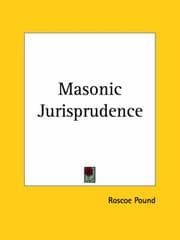 Tapa de Masonic Jurisprudence