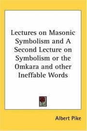 Tapa de Lectures on Masonic Symbolism and A Second Lecture on Symbolism or the Omkara and other Ineffable Words