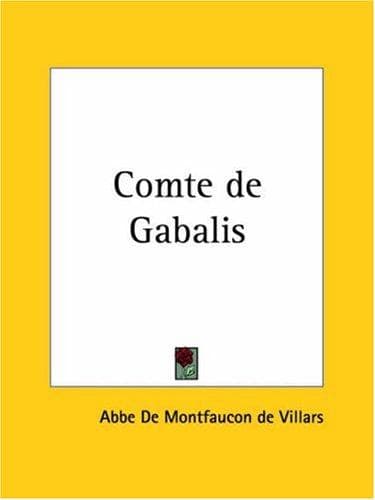 Tapa de Comte de Gabalis
