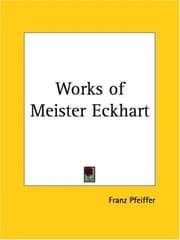 Tapa de The Sermons And Collations Of Meister Eckhart