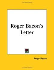 Tapa de Roger Bacon's Letter