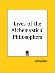Tapa de Lives of the Alchemystical Philosophers