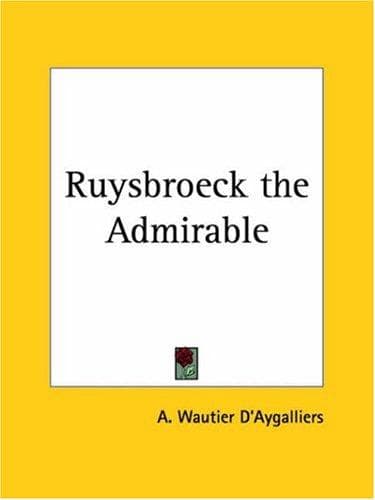 Tapa de Ruysbroeck the Admirable