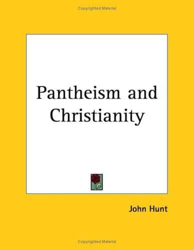 Tapa de Pantheism and Christianity