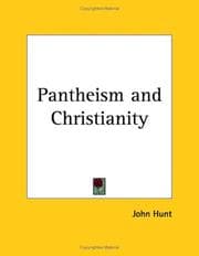 Tapa de Pantheism and Christianity