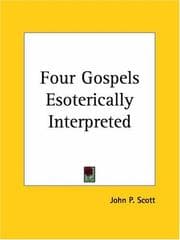 Tapa de Four Gospels Esoterically Interpreted