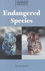 Tapa de Endangered species