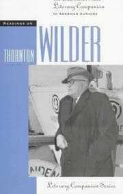 Tapa de Literary Companion Series - Thornton Wilder