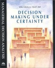 Tapa de Decision Making under Certainty