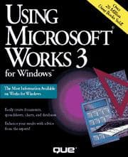Tapa de Using Microsoft Works 3 for Windows