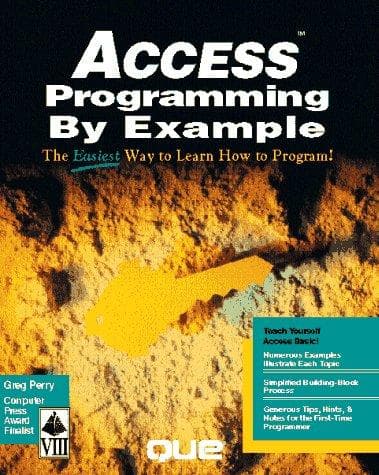 Tapa de Access programming by example
