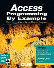 Tapa de Access programming by example