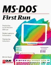Tapa de MS-DOS first run