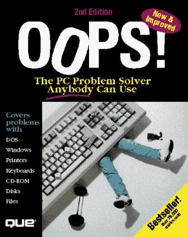 Tapa de Oops! the PC problem solver anybody can use