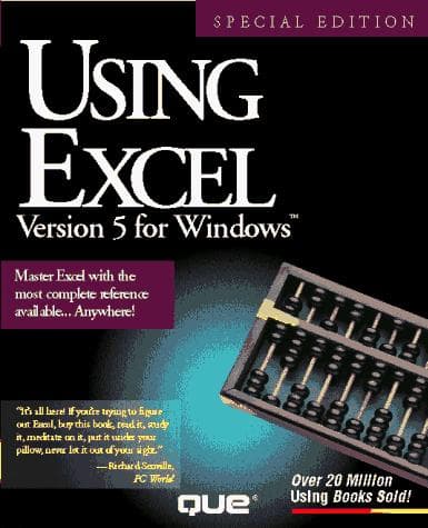 Tapa de Using Excel Version 5 for Windows (Using ... (Que))
