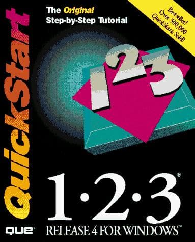 Tapa de 1-2-3 Release 4 for Windows QuickStart