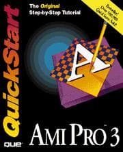 Tapa de Ami pro 3 quickstart