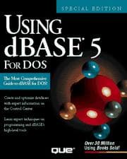 Tapa de Using dBASE 5 for DOS