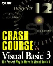Tapa de Crash course in Visual Basic 3