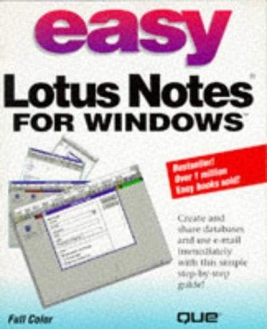 Tapa de Easy Lotus Notes for Windows
