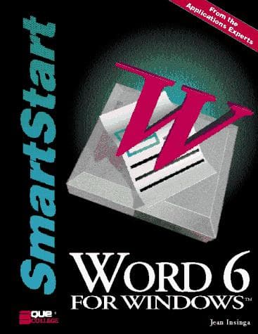 Tapa de Word 6 for Windows SmartStart