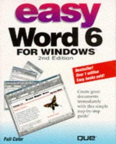 Tapa de Easy Word 6 for Windows
