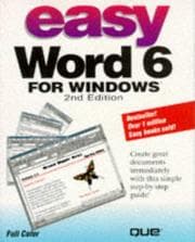 Tapa de Easy Word 6 for Windows