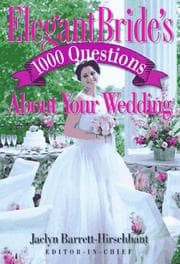 Tapa de Elegant bride's 1000 questions about your wedding