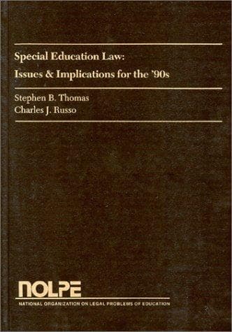 Tapa de Special Education Law