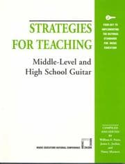 Tapa de Strategies for teaching middle-level and High School guitar
