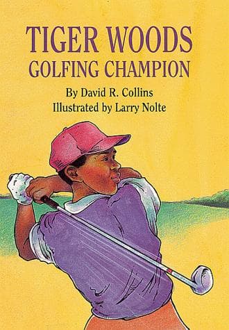Tapa de Tiger Woods, golfing champion