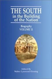 Tapa de The South in the Building of the Nation