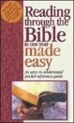 Tapa de Reading Through the Bible in One Year Made Easy
