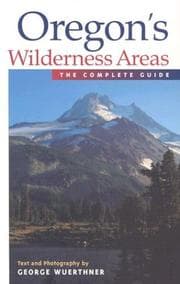 Tapa de Oregon's wilderness areas