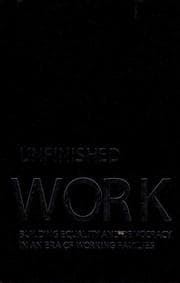 Tapa de Unfinished Work