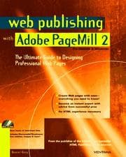 Tapa de Web publishing with Adobe PageMill 2