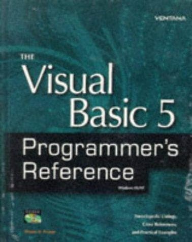 Tapa de The Visual Basic 5 programmer's reference : Windows 95/NT