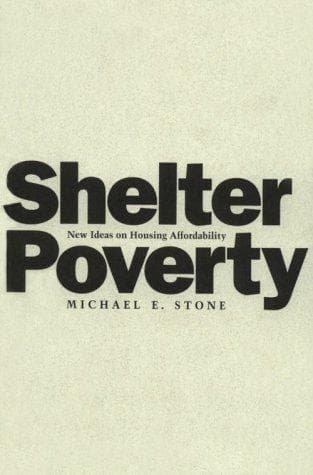 Tapa de Shelter poverty