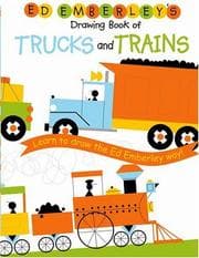 Tapa de Ed Emberley's Drawing Book of Trucks and Trains