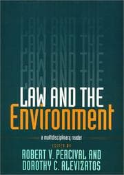 Tapa de Law and the environment