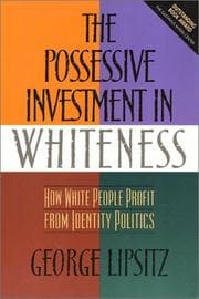 Tapa de Possessive investment in whiteness