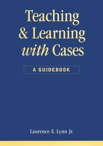 Tapa de Teaching and learning with cases