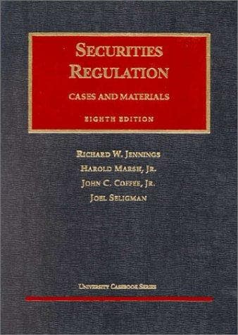 Tapa de Securities regulation