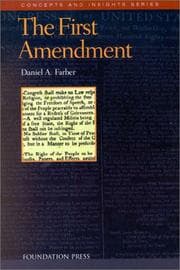 Tapa de 1st Amendment (Concepts and Insights)
