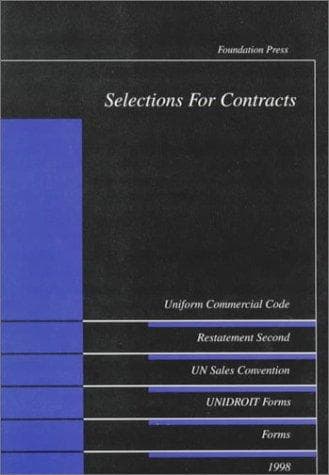 Tapa de Selections For Contracts