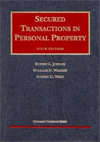 Tapa de Secured transactions in personal property