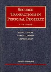 Tapa de Secured transactions in personal property