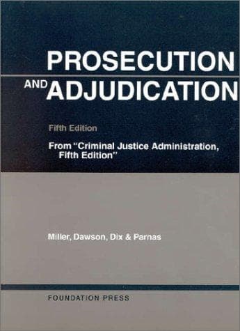 Tapa de Prosecution and Adjudication