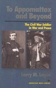 Tapa de To Appomattox and Beyond
